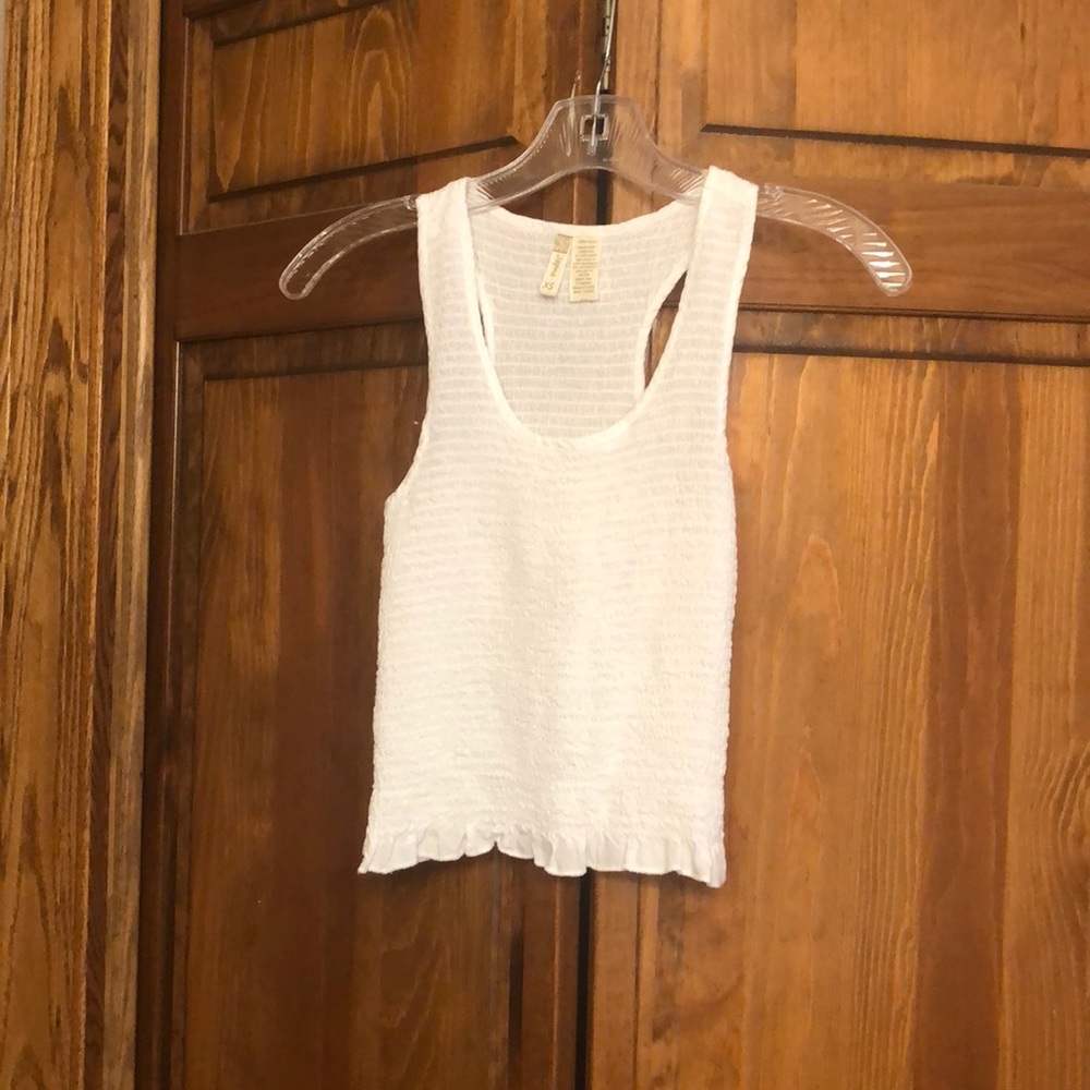 NWOT Ruffle crop top!